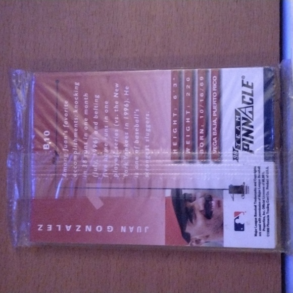 Seattle Mariners Team Pinnacle Set '98 - Picture 3 of 4